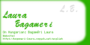 laura bagameri business card